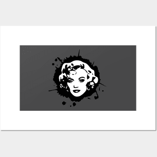 Marilyn | Ink Blot | Pop Art Posters and Art